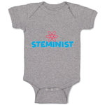 Baby Clothes Steminist Funny Nerd Geek Baby Bodysuits Boy & Girl Cotton