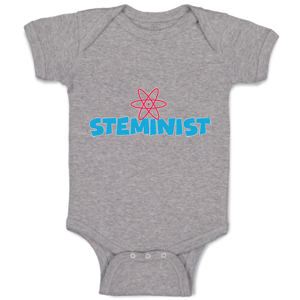 Baby Clothes Steminist Funny Nerd Geek Baby Bodysuits Boy & Girl Cotton