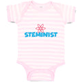 Baby Clothes Steminist Funny Nerd Geek Baby Bodysuits Boy & Girl Cotton