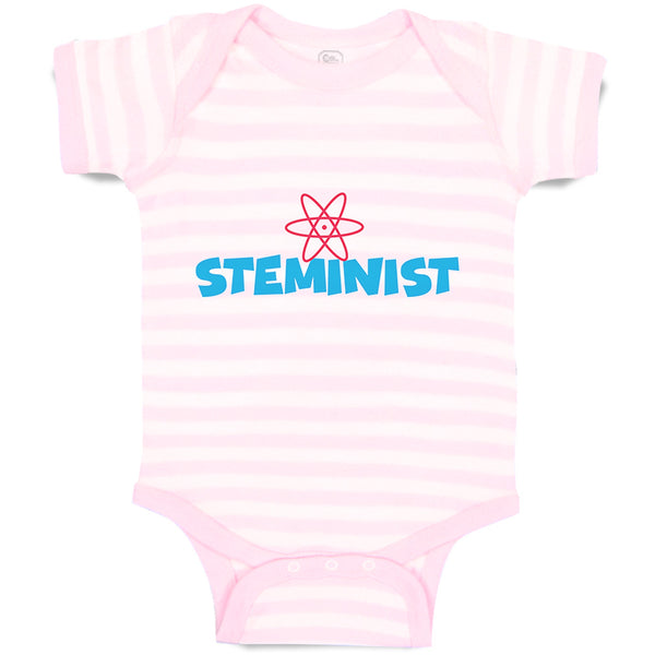 Baby Clothes Steminist Funny Nerd Geek Baby Bodysuits Boy & Girl Cotton