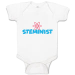 Baby Clothes Steminist Funny Nerd Geek Baby Bodysuits Boy & Girl Cotton