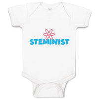 Baby Clothes Steminist Funny Nerd Geek Baby Bodysuits Boy & Girl Cotton