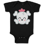 Baby Clothes Cross Bone Skull Head Baby Bodysuits Boy & Girl Cotton
