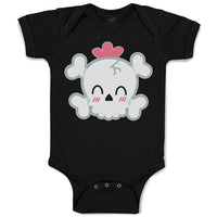 Baby Clothes Cross Bone Skull Head Baby Bodysuits Boy & Girl Cotton