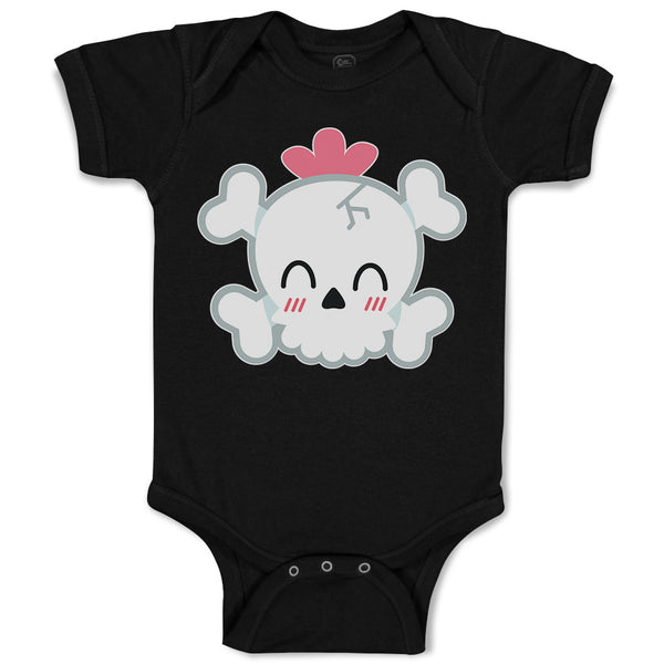 Baby Clothes Cross Bone Skull Head Baby Bodysuits Boy & Girl Cotton