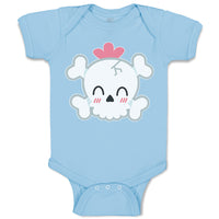 Baby Clothes Cross Bone Skull Head Baby Bodysuits Boy & Girl Cotton