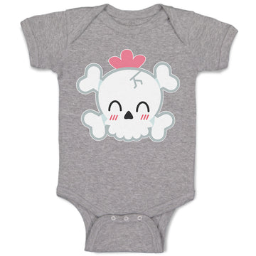 Baby Clothes Cross Bone Skull Head Baby Bodysuits Boy & Girl Cotton