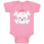 Baby Clothes Cross Bone Skull Head Baby Bodysuits Boy & Girl Cotton
