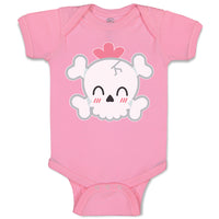 Baby Clothes Cross Bone Skull Head Baby Bodysuits Boy & Girl Cotton