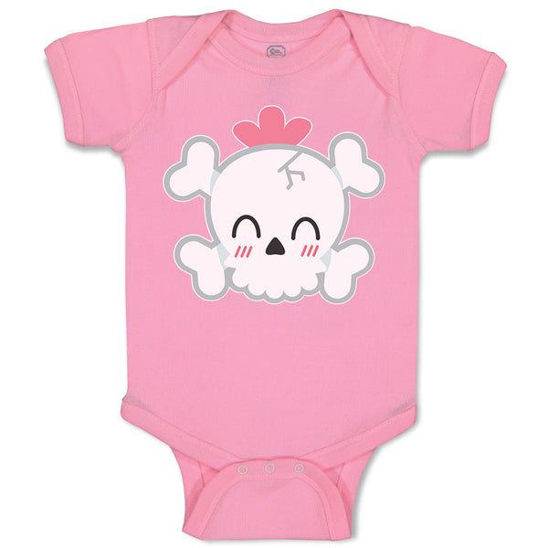 Baby Clothes Cross Bone Skull Head Baby Bodysuits Boy & Girl Cotton