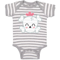 Baby Clothes Cross Bone Skull Head Baby Bodysuits Boy & Girl Cotton