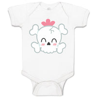 Baby Clothes Cross Bone Skull Head Baby Bodysuits Boy & Girl Cotton