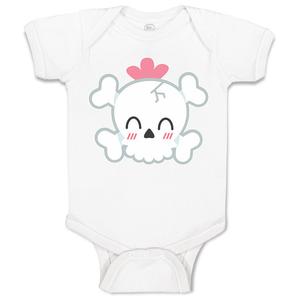 Baby Clothes Cross Bone Skull Head Baby Bodysuits Boy & Girl Cotton