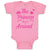 Baby Clothes The Princess Has Arrived Baby Bodysuits Boy & Girl Cotton