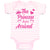 Baby Clothes The Princess Has Arrived Baby Bodysuits Boy & Girl Cotton