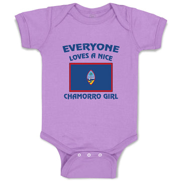 Baby Clothes Everyone Loves Nice Guam(Chamorro) Girl Countries Baby Bodysuits