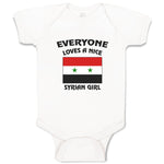 Baby Clothes Everyone Loves A Nice Syrian Girl Syria Countries Baby Bodysuits