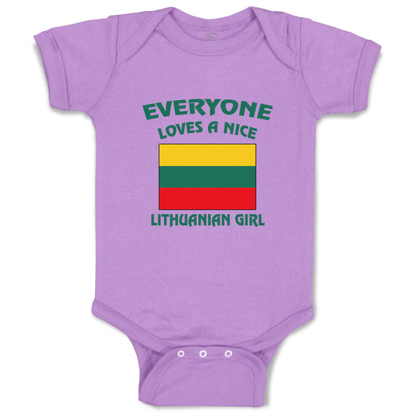 Baby Clothes Everyone Loves Nice Lithuanian Girl Countries Baby Bodysuits Cotton