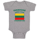 Baby Clothes Everyone Loves Nice Lithuanian Girl Countries Baby Bodysuits Cotton