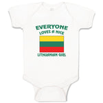 Baby Clothes Everyone Loves Nice Lithuanian Girl Countries Baby Bodysuits Cotton