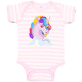 Baby Clothes I Love Unicorns Baby Bodysuits Boy & Girl Newborn Clothes Cotton