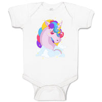 Baby Clothes I Love Unicorns Baby Bodysuits Boy & Girl Newborn Clothes Cotton