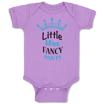 Baby Clothes Little Miss Fancy Pants Baby Bodysuits Boy & Girl Cotton