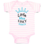 Baby Clothes Little Miss Fancy Pants Baby Bodysuits Boy & Girl Cotton