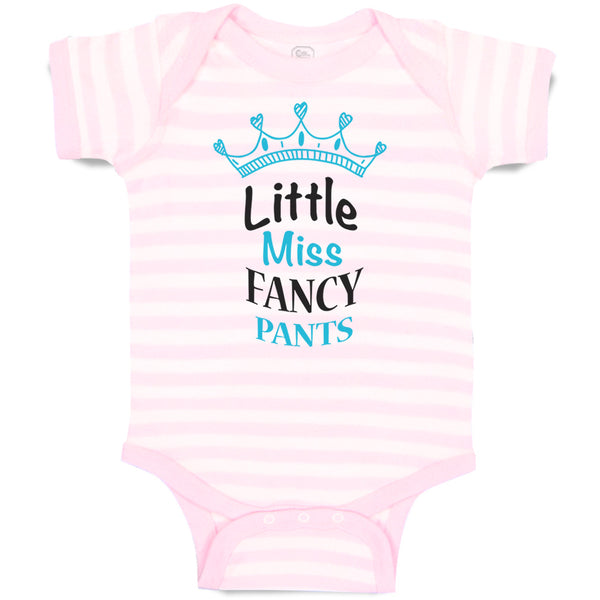 Baby Clothes Little Miss Fancy Pants Baby Bodysuits Boy & Girl Cotton