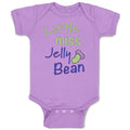 Baby Clothes Little Miss Jelly Bean Funny Humor Baby Bodysuits Boy & Girl Cotton