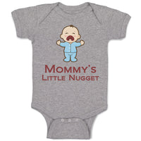 Baby Clothes Mommy's Little Nugget Funny Mom Mothers Day Baby Bodysuits Cotton