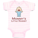 Baby Clothes Mommy's Little Nugget Funny Mom Mothers Day Baby Bodysuits Cotton