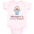 Baby Clothes Mommy's Little Nugget Funny Mom Mothers Day Baby Bodysuits Cotton