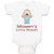 Baby Clothes Mommy's Little Nugget Funny Mom Mothers Day Baby Bodysuits Cotton