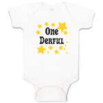 Baby Clothes Heart 1 Derful Funny & Novelty Novelty Baby Bodysuits Cotton