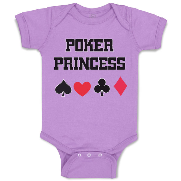 Baby Clothes Poker Princess Baby Bodysuits Boy & Girl Newborn Clothes Cotton