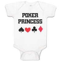Baby Clothes Poker Princess Baby Bodysuits Boy & Girl Newborn Clothes Cotton