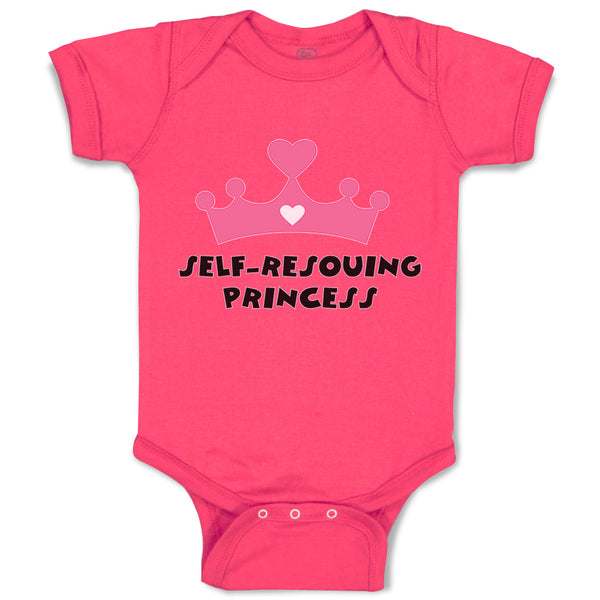 Baby Clothes Self - Rescuing Princess Baby Bodysuits Boy & Girl Cotton