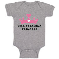 Baby Clothes Self - Rescuing Princess Baby Bodysuits Boy & Girl Cotton