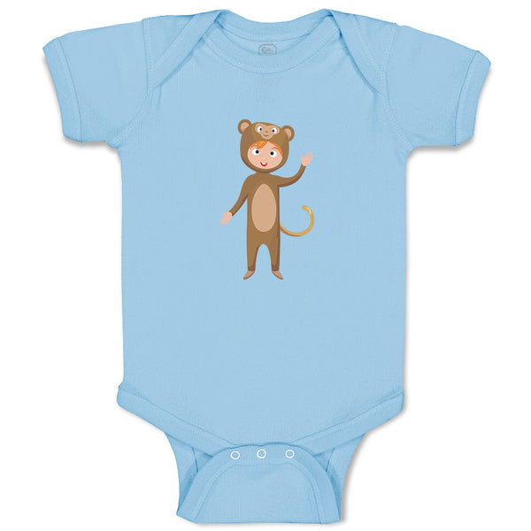 Baby Clothes Costume Monkey Holidays and Occasions Halloween Baby Bodysuits