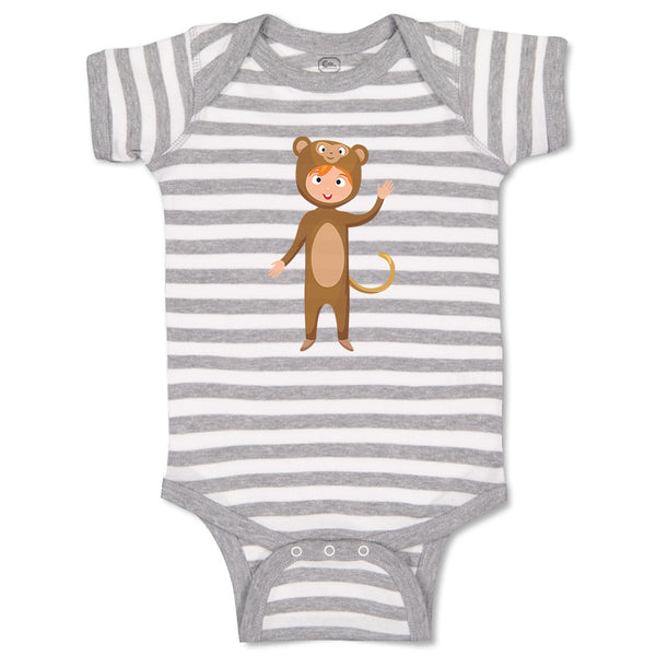 Baby Clothes Costume Monkey Holidays and Occasions Halloween Baby Bodysuits