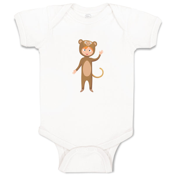 Baby Clothes Costume Monkey Holidays and Occasions Halloween Baby Bodysuits