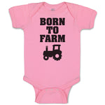 Baby Clothes Born to Farm Baby Bodysuits Boy & Girl Newborn Clothes Cotton