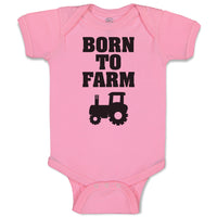 Baby Clothes Born to Farm Baby Bodysuits Boy & Girl Newborn Clothes Cotton