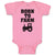 Baby Clothes Born to Farm Baby Bodysuits Boy & Girl Newborn Clothes Cotton