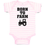 Baby Clothes Born to Farm Baby Bodysuits Boy & Girl Newborn Clothes Cotton