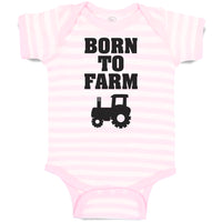 Baby Clothes Born to Farm Baby Bodysuits Boy & Girl Newborn Clothes Cotton