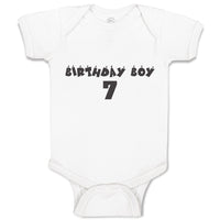 Baby Clothes Birthday Boy 7 Baby Bodysuits Boy & Girl Newborn Clothes Cotton