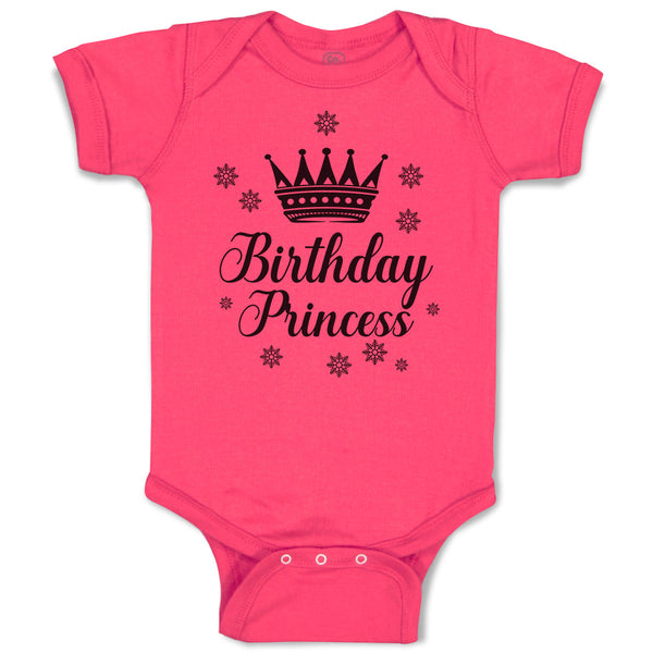 Baby Clothes Birthday Princess Baby Bodysuits Boy & Girl Newborn Clothes Cotton