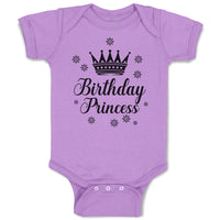 Baby Clothes Birthday Princess Baby Bodysuits Boy & Girl Newborn Clothes Cotton